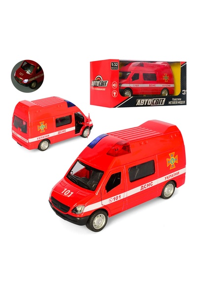 Машинка "Пожежна безпека" колір різнокольоровий ЦБ-00119317 SKT000451317 фото
