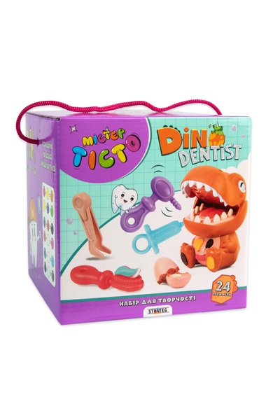 Набор для творчества – Мистер тесто Dino Dentist цвет разноцветный ЦБ-00249076 SKT000990719 фото