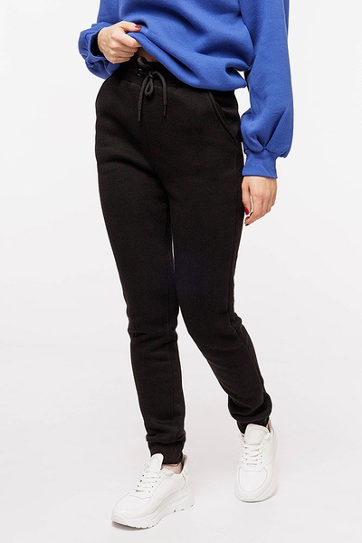 Жіночі спортивні штани 50 колір чорний ЦБ-00198138 SKT000863033 фото