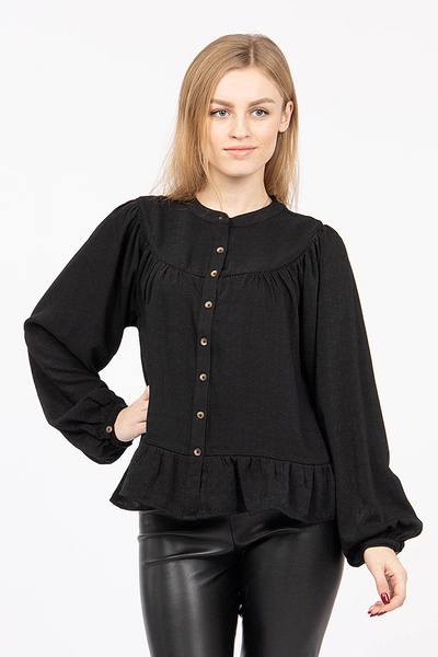 Блуза женская 42 цвет черный ЦБ-00182789 SKT000605077 фото