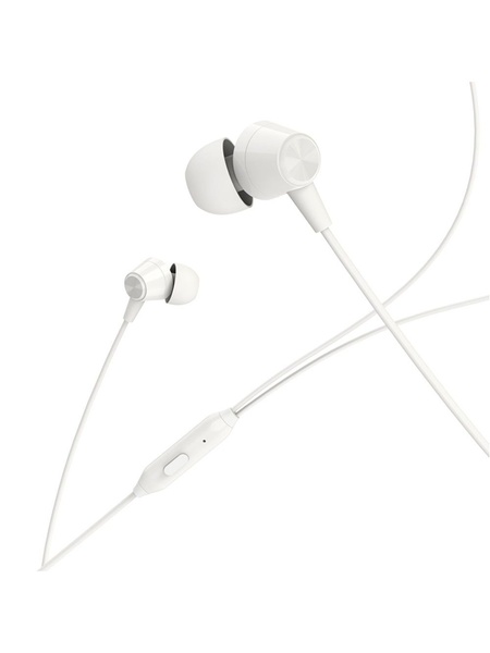 Навушники вакуумні BM20 колір білий ЦБ-00215806 SKT000899273 фото