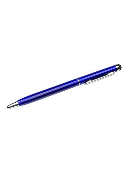 Стілус ємнісний, з кульковою ручкою колір темно-синій ЦБ-00224843 SKT000921081 фото