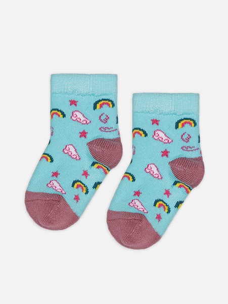 Шкарпетки для дівчинки 23-26 колір м'ятний ЦБ-00229864 SKT000933349 фото