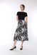 Спідниця трапеція жіноча колір чорний 50 ЦБ-00291427 фото 4