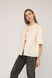 Блуза жіноча колір молочний 48