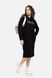 Жіноча сукня 48 колір чорний ЦБ-00246627 SKT000984999 фото 1