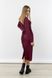 Сукня жіноча з довгим рукавом 50 колір маджента ЦБ-00235471 SKT000946861 фото 5
