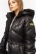Жіноча куртка 54 колір чорний ЦБ-00168970 SKT000566584 фото 2