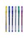 Ручки гелеві "Glitter" колір різнокольоровий ЦБ-00222760 SKT000915850 фото 3