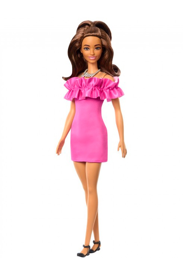 Лялька Barbie "Модниця" в рожевій мінісукні з рюшами колір різнокольоровий ЦБ-00250284 SKT000992850 фото