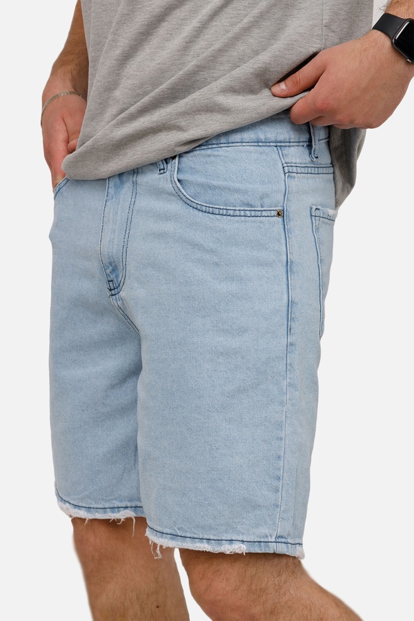 Чоловічі джинсові шорти carrot 56 колір блакитний ЦБ-00249886 SKT000992214 фото