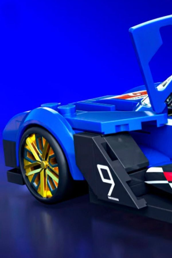 Колекційна машинка-конструктор - "Cadillac" серії "Speed" Mattel Brick Shop Hot Wheels JFR89 ЦБ-00285842 фото