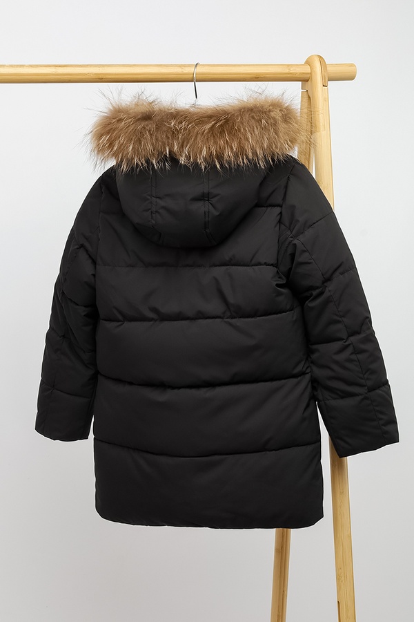 Куртка для дівчинки 140 колір чорний ЦБ-00221533