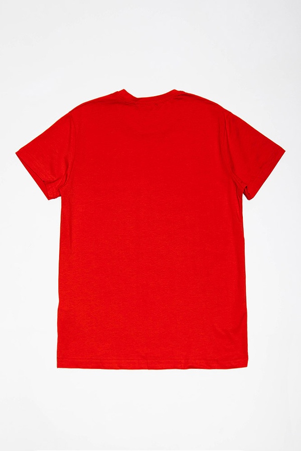 Чоловіча футболка 46 колір червоний ЦБ-00191029 SKT000844568 фото