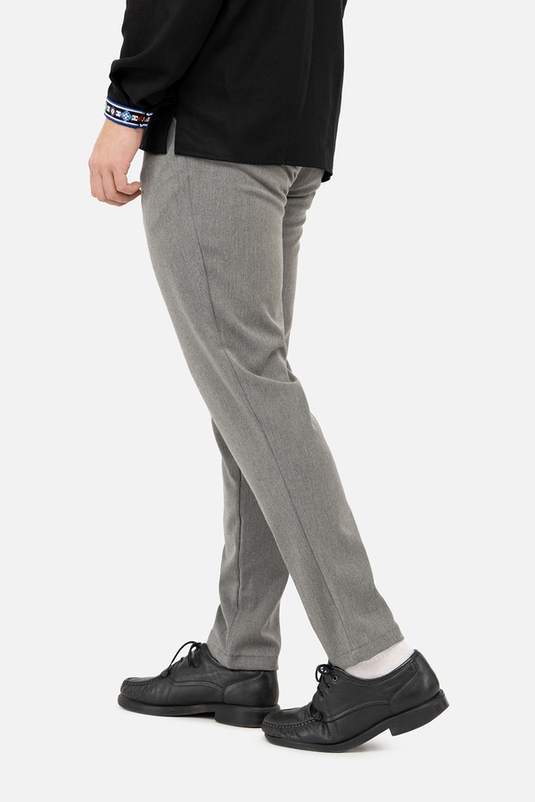 Мужские брюки 56 цвет серый ЦБ-00241580 SKT000961942 фото