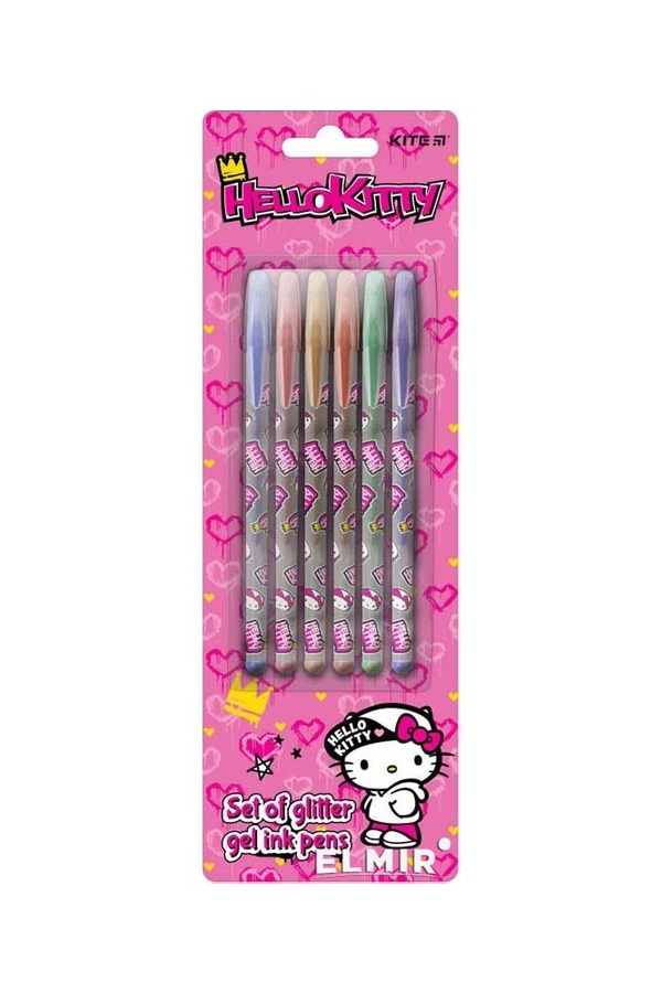 Набор гелевых ручек с глиттером Hello Kitty цвет разноцветный ЦБ-00169345 SKT000567662 фото