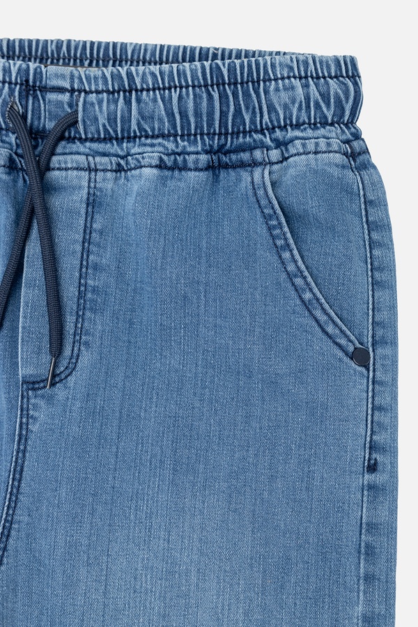 Джогеры джинсовые для мальчика 122 цвет голубой ЦБ-00242542 SKT000965000 фото