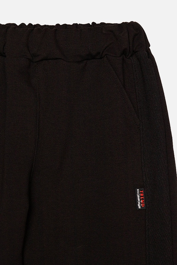 Штаны спортивные для мальчика 80 цвет черный ЦБ-00210823 SKT000890930 фото