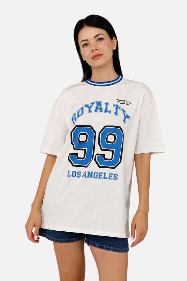 Женская футболка с коротким рукавом 44 цвет белый ЦБ-00253754