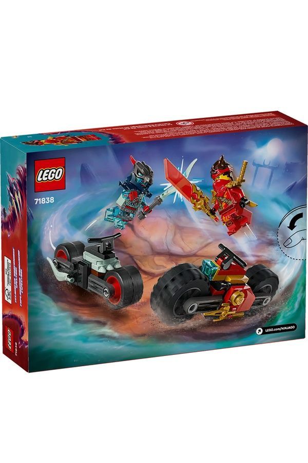 Конструктор LEGO NINJAGO Скоростные гонки Кая на мотоцикле 71838 ЦБ-00279958 фото