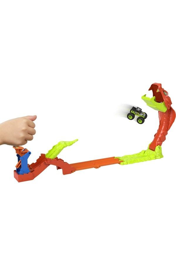 Ігровий набір Hot Wheels &laquo;Атака змії&raquo; серії &laquo;Monster Trucks&raquo; для епічних битв та трюків Hot Wheels JJN44 ЦБ-00294013 фото