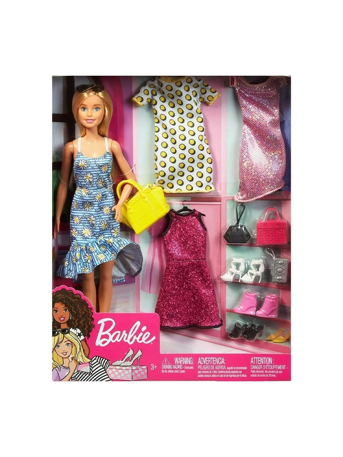 Лялька Barbie з нарядом колір різнокольоровий ЦБ-00219447 SKT000907352 фото