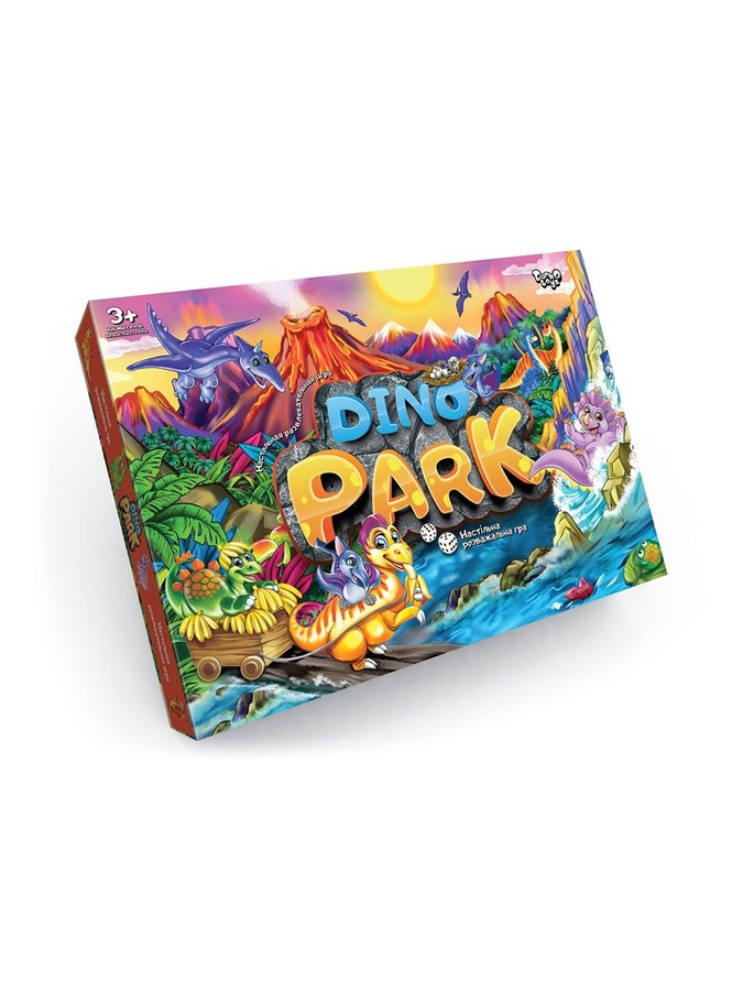 Настільна розважальна гра "Dino Park" колір різнокольоровий ЦБ-00147182 SKT000507079 фото
