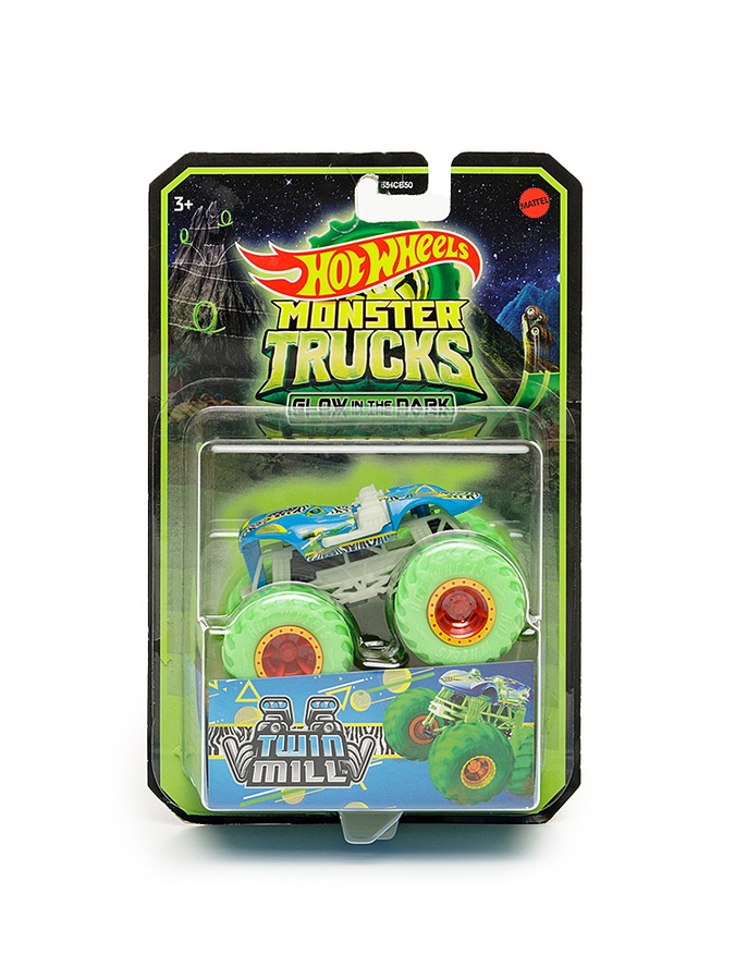 Базовая машинка-внедорожник серии "Monster Trucks" Hot Wheels цвет разноцветный ЦБ-00200440 SKT000868531 фото
