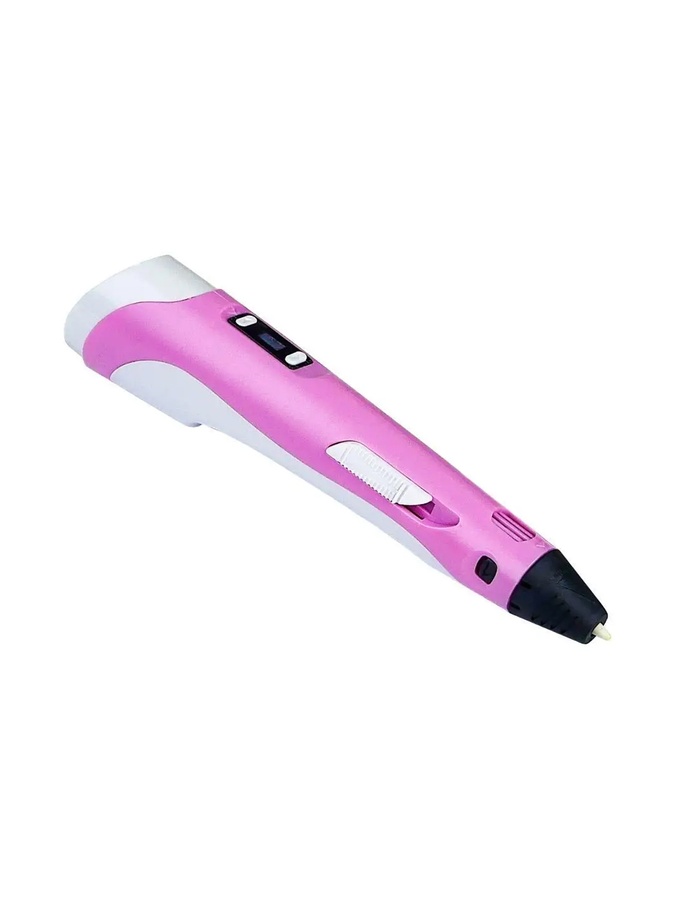 3D ручка для дітей з LCD дисплеєм колір рожевий ЦБ-00215766 SKT000899223 фото