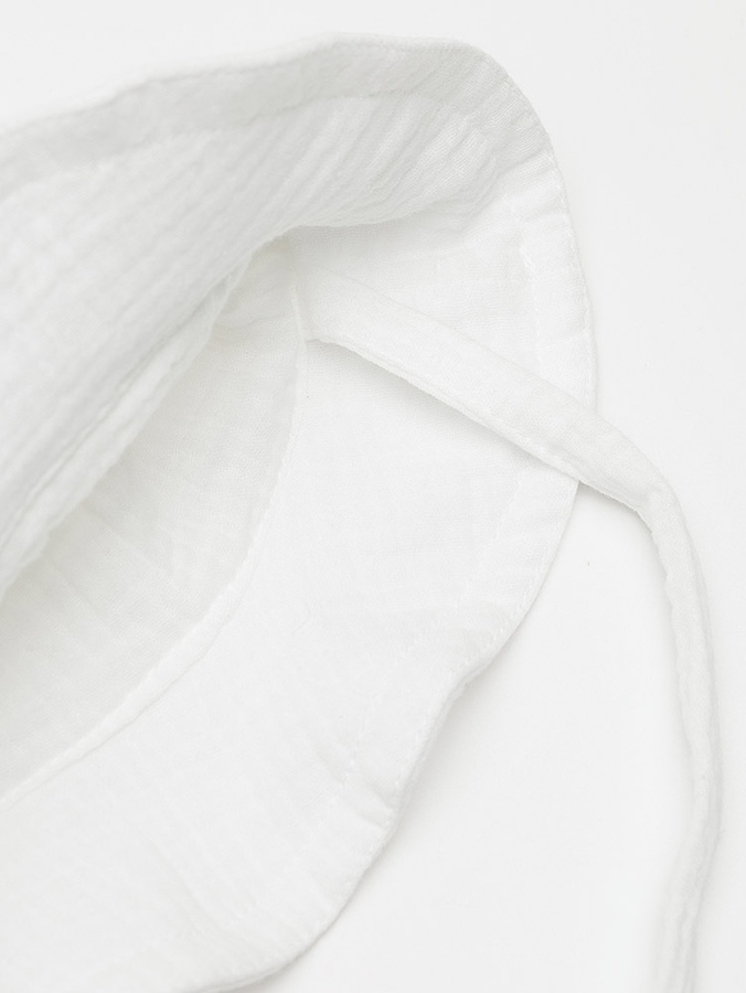 Панама з вушками для дівчинки 38-40 колір білий ЦБ-00219550 SKT000907522 фото