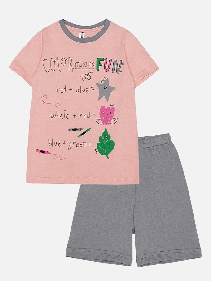 Пижама для девочки 140 цвет розовый ЦБ-00217647 SKT000902947 фото