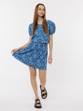 Жіноча коротка сукня 42 колір синій ЦБ-00219334 SKT000907122 фото