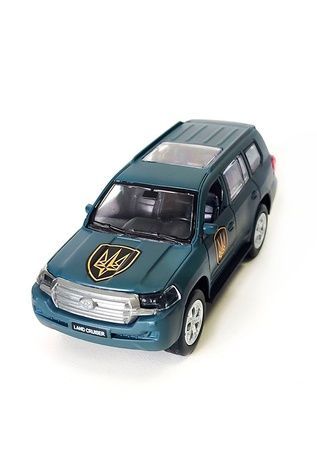 Автомодель серии "Шевроны Героев" &ndash; TOYOTA LAND CRUISER &ndash; "РУБЕЖ" TECHNODRIVE KM6010 ЦБ-00251378 фото