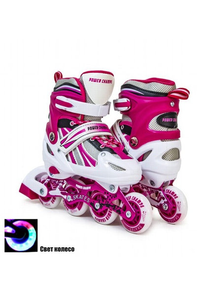 Ролики для дівчинки S колір рожевий ЦБ-00156457 SKT000531261 фото