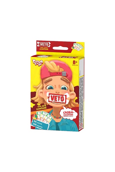 Настольная развлекательная игра "VETO" мини цвет разноцветный ЦБ-00147184 SKT000507081 фото
