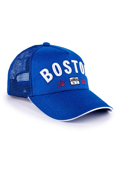 Кепка "Бостон" на хлопчика 56-58 колір синій ЦБ-00161969 SKT000549261 фото