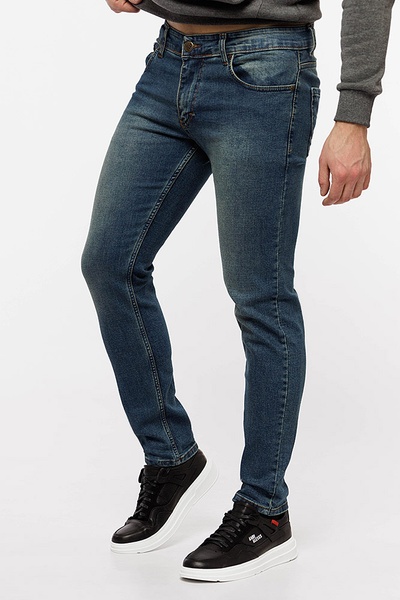 Чоловічі джинси 58 колір синій ЦБ-00203811 SKT000874794 фото