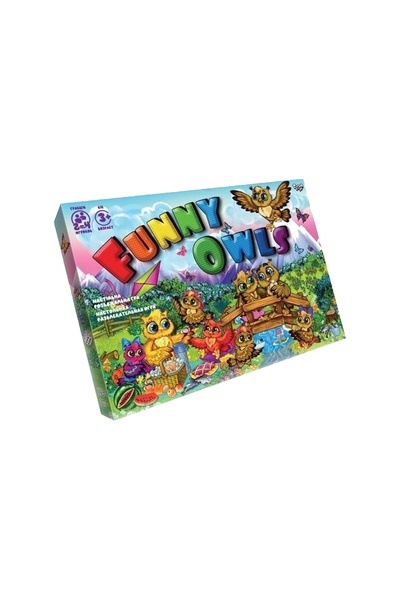 Настільна розважальна гра "Funny Owls" колір різнокольоровий ЦБ-00157875 SKT000534907 фото