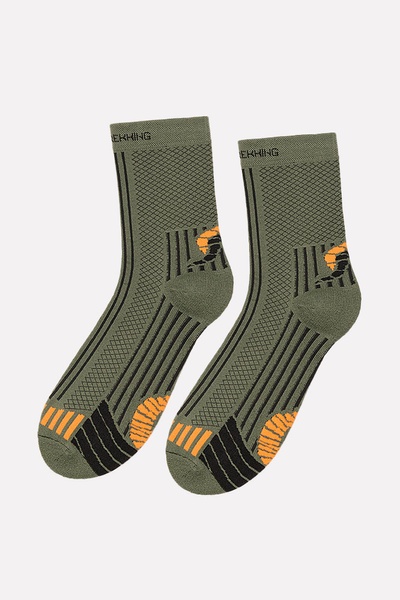 Чоловічі шкарпетки 40-42 колір оливковий ЦБ-00199120 SKT000865116 фото