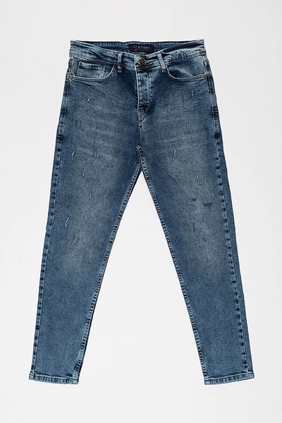 Чоловічі джинси 58 колір синій ЦБ-00187579 SKT000835440 фото