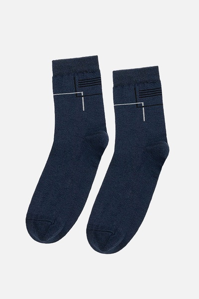 Мужские носки 40-42 цвет темно-синий ЦБ-00204839 SKT000877038 фото