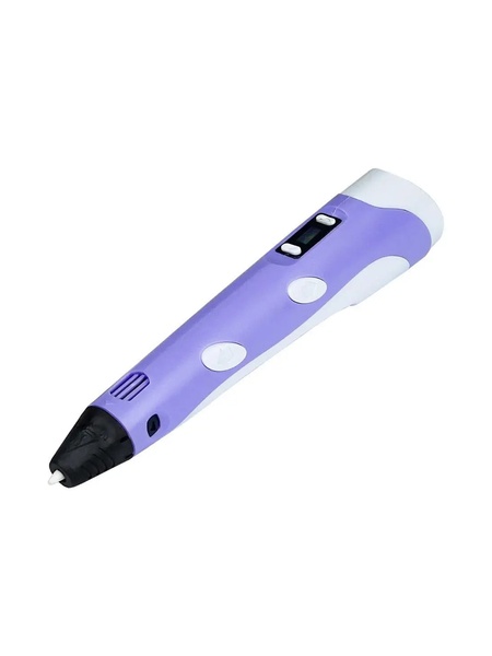 3D ручка для дітей з LCD дисплеєм колір фіолетовий ЦБ-00215767 SKT000899224 фото
