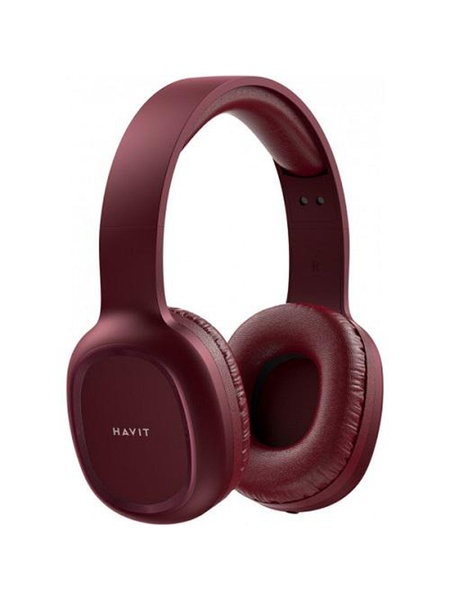 Навушники накладні бездротові HAVIT колір червоний ЦБ-00227321 SKT000926153 фото