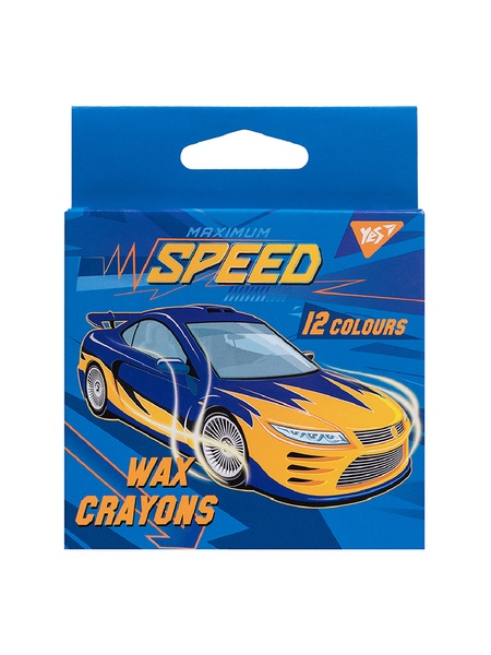 Набір воскових олівців "Speed Car" колір різнокольоровий ЦБ-00205354 SKT000878430 фото
