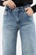Жіночі джинси палаццо 46 колір блакитний ЦБ-00241685 SKT000962429 фото 3