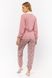Жіноча піжама 44 колір рожевий ЦБ-00199209 SKT000865376 фото 3
