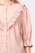 Блуза жіноча 42 колір пудровий ЦБ-00174773 SKT000584842 фото 2