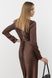 Сукня жіноча з довгим рукавом 42 колір коричневий ЦБ-00235472 SKT000946132 фото 5