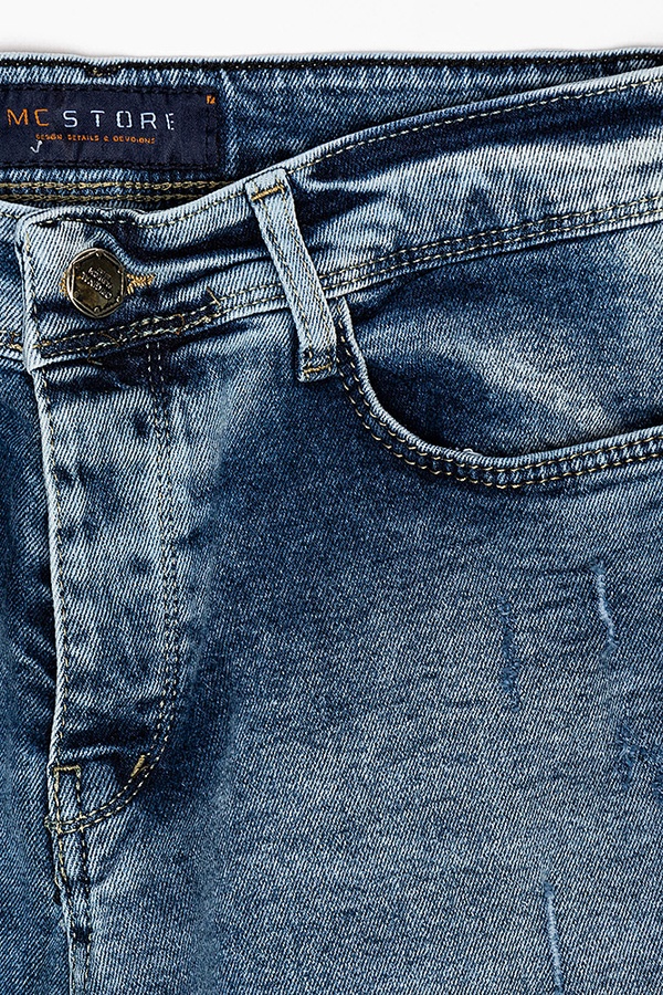 Чоловічі джинси 58 колір синій ЦБ-00187579 SKT000835440 фото