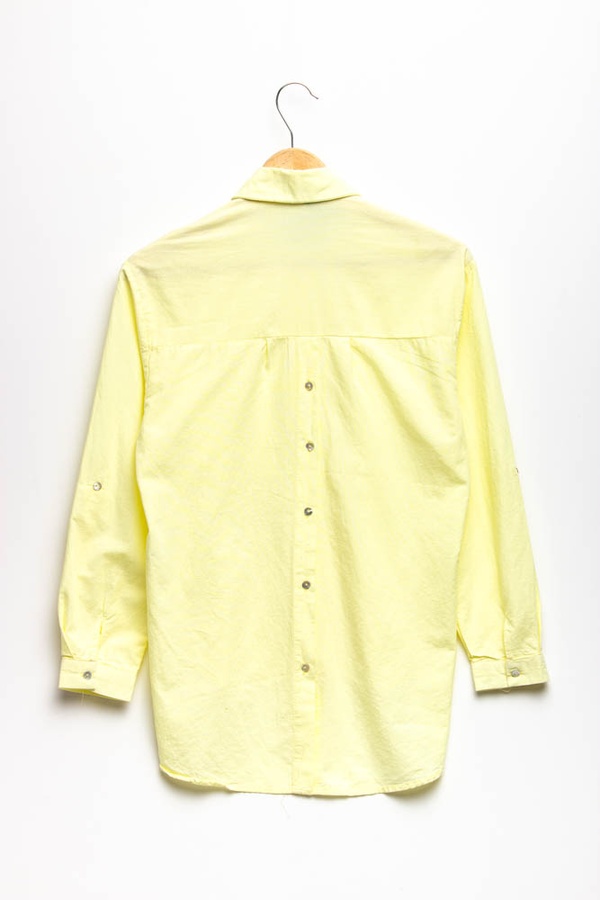 Рубашка классическая женская 42 цвет желтый ЦБ-00157300 SKT000533170 фото